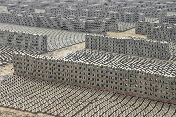 Concrete blocks and construction materials