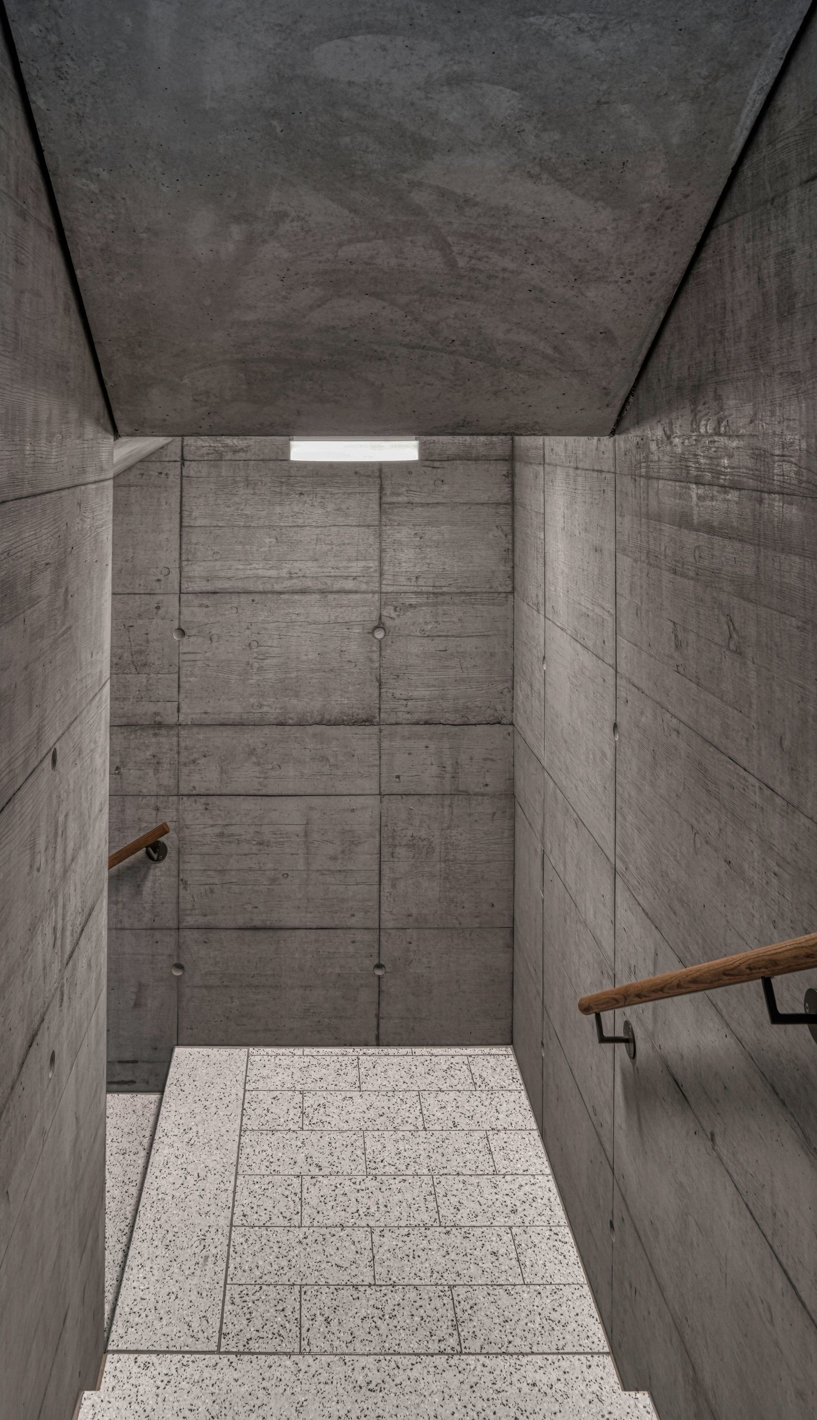 Concrete interior structure and access