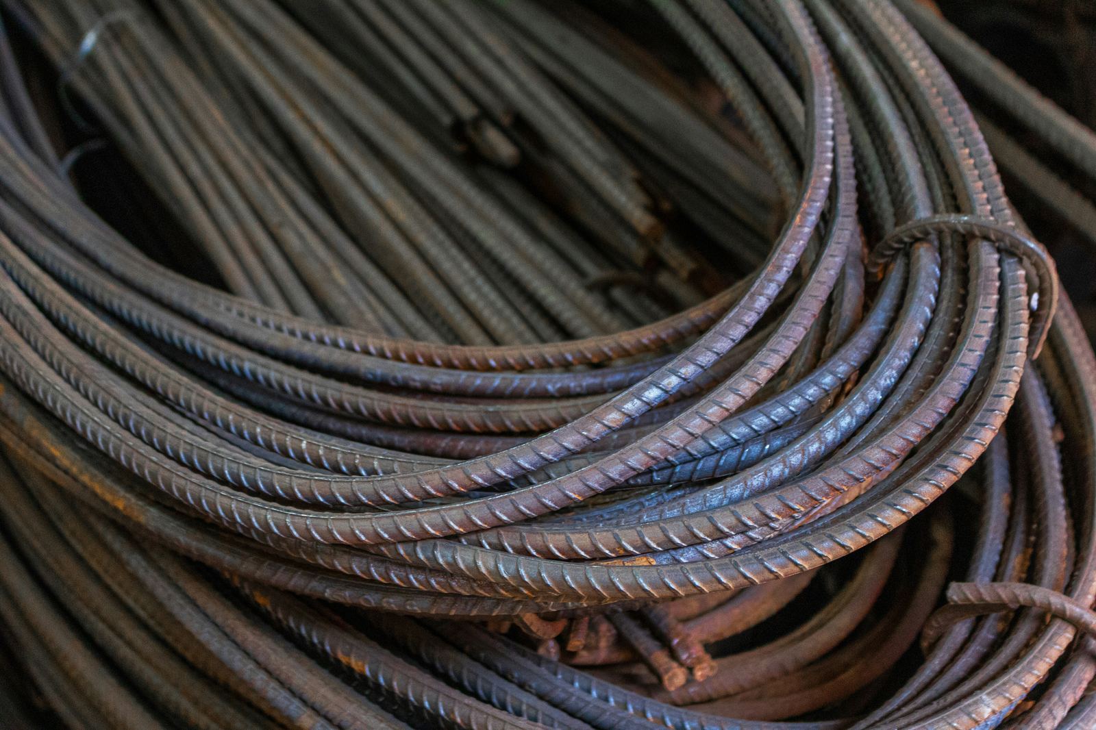 Rebar steel reinforcement for structural work